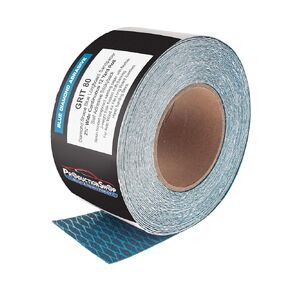 400 Grit PSA Rhombus Diamond Shape Blue Longboard Sandpaper, 2-3/4" Wide Continuous 12 Yard Roll - Self Adhesive Stickyback for Auto Wood Air File Long Board Sanders, Hand Sanding Block