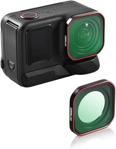 مرشح مضاد لـ FOG لـ Insta360 Ace Pro 2/Ace Pro/ACE عدسات إضافية من الزجاج البصري ، المرسل العالي ، طلاء متعدد الطبقات ، مقاوم للماء ، مضاد للقرعة in Kuwait