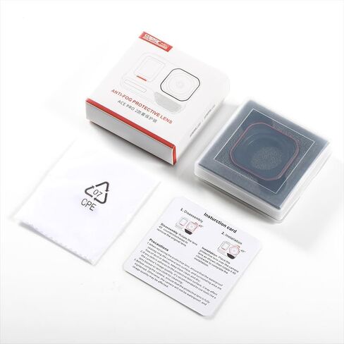 مرشح مضاد لـ FOG لـ Insta360 Ace Pro 2/Ace Pro/ACE عدسات إضافية من الزجاج البصري ، المرسل العالي ، طلاء متعدد الطبقات ، مقاوم للماء ، مضاد للقرعة in Kuwait