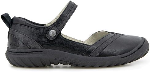 JBU Womens Raven Mary Jane Flats Casual - Black in Kuwait