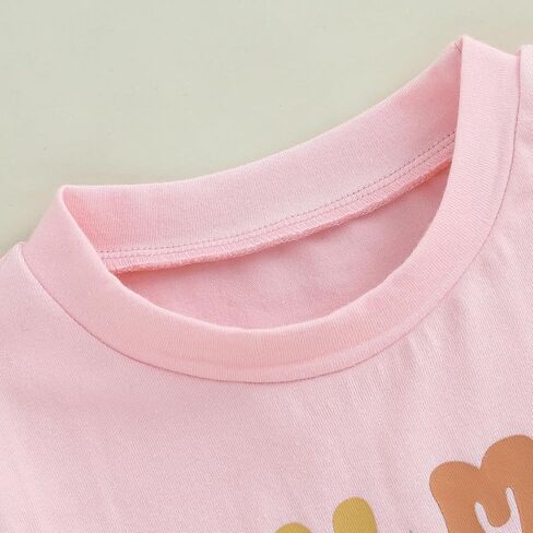 Toddler Girls Birthday Outfit in My One Two Three Four Five Six Year Old Era Shirt Short Sleeve Tops Summer Clothes in Saudi Arabia