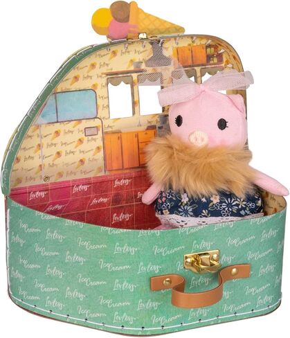 Levlovs Christmas Pig Mouse in a Matchbox Danish Design Toy Baby Registry Pig في Ice Cream Truck Clush Toy Toy Toy in Kuwait
