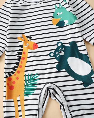 Newborn Baby Boy Clothes Fall Winter Cute Infant Outfits Long Sleeve Romper Hat Bodysuit Jumpsuits in Saudi Arabia
