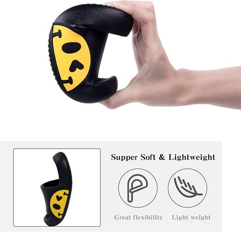 Sandals for Girls and Boys,Mens Slippers Sandals for Women,EVA Anti-Slip Indoor & Outdoor Kids Slippers Smile Face Open Toe Spa Bath Pool Gym House Casual Shower Shoes in Saudi Arabia