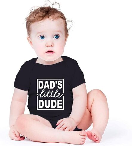 listery Daddys Boy Baby Clothes Boy Dad Bodysuit I Love Daddy Bodysuit Dad And Baby Newborn Unisex in Saudi Arabia