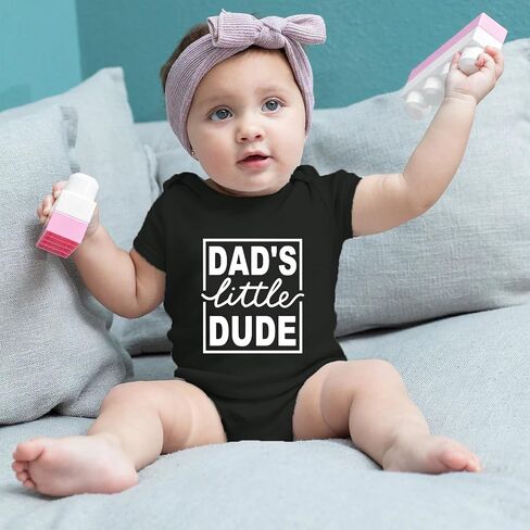 listery Daddys Boy Baby Clothes Boy Dad Bodysuit I Love Daddy Bodysuit Dad And Baby Newborn Unisex in Saudi Arabia