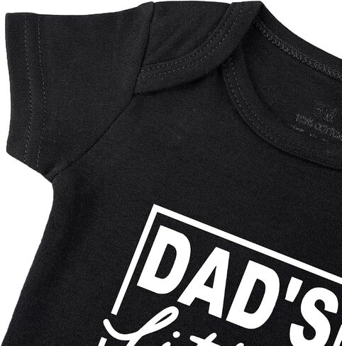 listery Daddys Boy Baby Clothes Boy Dad Bodysuit I Love Daddy Bodysuit Dad And Baby Newborn Unisex in Saudi Arabia