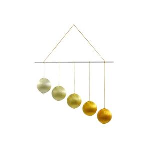 Silk Gobbi Montessori Visual Mobile Sensory Education Material (Yellow)