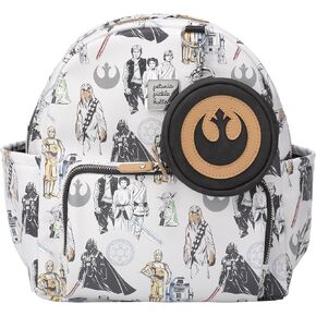 Petunia Pickle Bottom Mini Backpack, Diaper Bag for Parents, Stylish Organizer, Compact Backpack for On-The-Go Moms and Dads, Disney, The Star Wars Collection