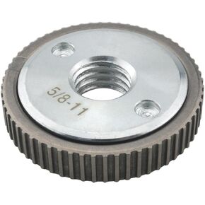 Portable Angle Grinder Platen 5/8 inch-11 Quick Release Angle Grinder Flange Nut Polisher Self Locking Platen Replacement Parts For Grinding Attachments Cup Wheel Cutting Disc Grinding Discs