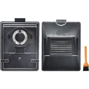 EZ SPARES 2Pcs Compatible with Rainbow,Rexair Cleaner E Series R10520,R-10520,R12106B,Washable & Reusable Exhaust HEPA Filter