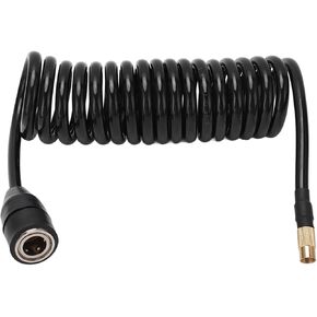 Air Compressor Hose, 9.84Ft Ps20 Tire Inflator Hose Replacement, Car Air Pump Hose, for Cars, Motorcycles and Bicycles with American Tire Nozzles