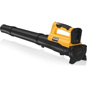 Houselife Cordless Leaf Blower Compatible with Dewalt 20V Max Battery Ultra Lightweight Leaf Blower, Up to 400CFM Battery Powered Leaf Blower, Electric Leaf Blower for Lawn Care, Yard (NO Battery)