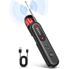 Hidden Camera Detectors, Portable Bug Detectors with 4 Professional Modes 6 Levels Sensitivity, Indoor Hidden Camera Detector for Home Hotels Car Travel Office
