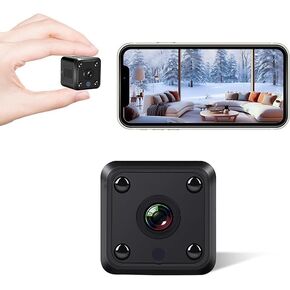 Hidden Cameras-1080P HD Security Camera - Spy Camera - Nanny CAM - Best Mini Camera- Small WiFi Wireless Pet Cameras - Surveillance Camera with Motion Detection and Night Vision for Home Security