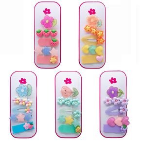 25PCS Hair Accessories for Girls Little Girl Hair Clips Barrettes for Baby Toddler Teens Women Kids Cute Candy Colorful Flower Gift for All Ages (Hair Clips for Girls)