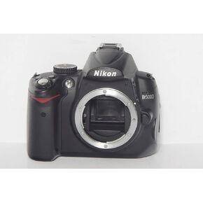 Nikon D5000 12.3 MP DX Digital SLR Camera with 2.7-inch Vari-Angle LCD (Body Only) (Renewed)