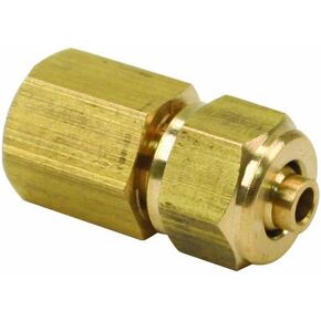 Viair 92838 1/8" Female NPT to 1/4" Compression Fitting for 1/4" Air Line , Gold