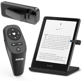 Remote Control Page Turner for Kindle/TikTok,Symcode Kindle Paperwhite Oasis Kobo eReaders,Bluetooth Page Turner for iPad iPhone, Scroller Remote for TIK Tok Video Taking Remote with Wrist Strap