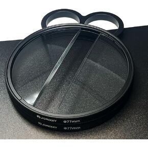77mm Handheld Split Diopter Glass Prism Handheld Effects Filters SLR Photography Accessories