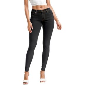 Hybrid & Company Womens Super Comfy Stretch Denim 5 Pocket Jean P22882SK Grey 5 Long