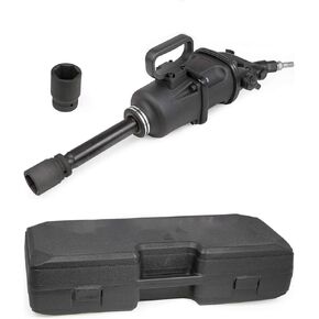 VCT 4000 Ft-lbs 1" Drive Air Impact Wrench Gun Long Shank Commercial Truck w /2 Sockets