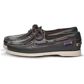 Sebago Portland Women - Handsewn Boat Shoes for Women Made with Full-Grain Leather, with Leather Sock Lining and Non-Marking, Non-Slip Rubber Outsoles