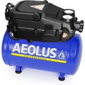 3 Gallon Air Compressor,0.33 HP 0.6SFM@90PSI Oil Free Pump Air Compressor Tank, 110PSI Pressure, Quiet Compressor for Auto Repair, Tire Inflation, Spray Painting, Woodwork Nailing