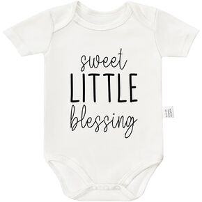 Sweet Little Blessing Bodysuit, Little Brother Newborn Outfit, Pregnancy Announcement for Grandparents 0-24 Months