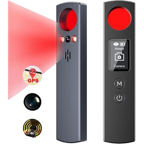 Hidden Camera Detectors, Anti Spy Signal Finder, Bug Sweeping Device Listening RF Detector, GPS Tracker Detector, Infrared Magnet Sentry SOS 6 Modes for Hotel Travel Home Office, with OLED Screen