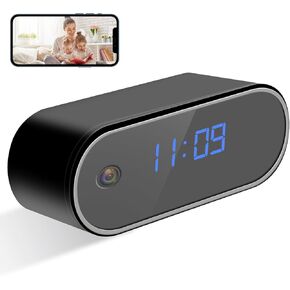 WiFi Security Body Camera, No Audio Wireless Nanny Cam with Motion Sensor & Night Vision, Baby/Pet Camera with Phone App