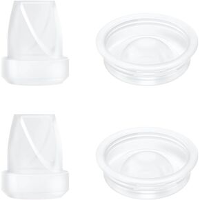 8Pack Breast Pump Parts,6pcs Duckbill Valve & 2pcs Silicone Diaphragm Compatible with Momcozy V2/V1 Hands-Free Wearable Pump,Mom Cozy V2 V1 Breastfeeding Essential Accessories