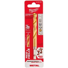 Drill Bit, Titanium, 3/8 In.