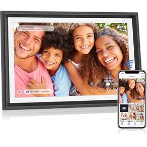 16 inch Large Digital Picture Frame, Touch Screen Smart Digital Photo Frame with 32GB Storage, WiFi Electronic Picture Frame Easy to Share Photos and Videos via Uhale App