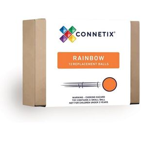 CONNETIX Rainbow Replacement Ball Pack, 12 Pieces