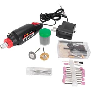 Performance Tool W50083 80pc Advanced Multi-functional Rotary Tool Kit with Variable Speed & Collet Lock for Around-the-House and Crafting Projects