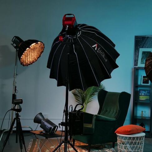 Aputure Light Dome III 90cm Bowens Mount Parabolic Softbox مع شبكة قرص العسل لـ Aputure 600d 600x Pro Amaran 300c 150c 200x S 100d s in Kuwait