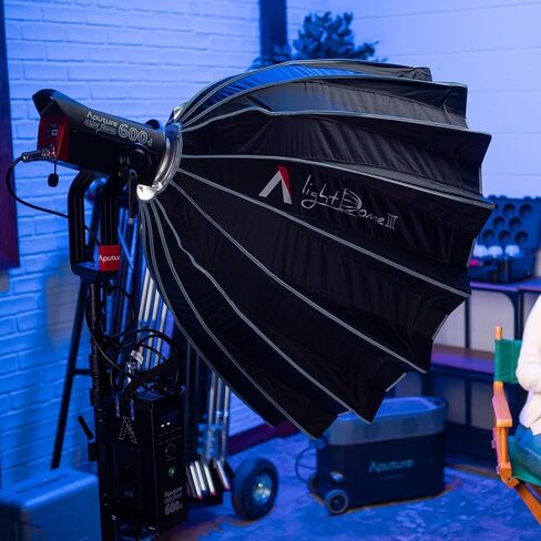 Aputure Light Dome III 90cm Bowens Mount Parabolic Softbox مع شبكة قرص العسل لـ Aputure 600d 600x Pro Amaran 300c 150c 200x S 100d s in Kuwait