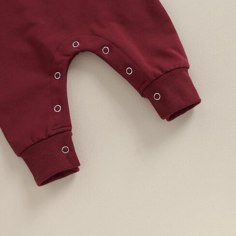 Newborn Infant Baby Boy Girl Clothes Solid Color Long Sleeve Romper Jumpsuit One Piece Bodysuit Fall Winter Outfit in Saudi Arabia