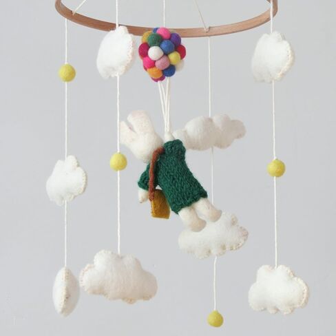 البالونات الأرانب سرير موبايل ربيبي موبايل لسيارة رنب الأرنب ديكور الحضانة المتنقلة in Kuwait