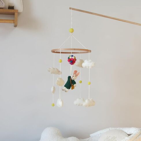 البالونات الأرانب سرير موبايل ربيبي موبايل لسيارة رنب الأرنب ديكور الحضانة المتنقلة in Kuwait