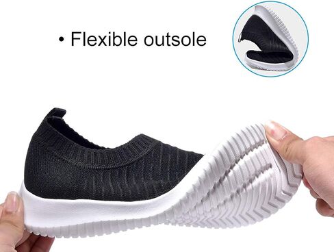 MAIITRIP Womens Comfort Elastic Sock Slip On Walking Lightweight Non-Slip Fall Shoes (Size:5.5-11) in Saudi Arabia