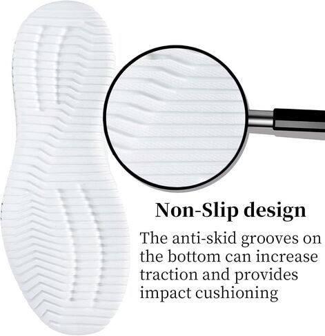 MAIITRIP Womens Comfort Elastic Sock Slip On Walking Lightweight Non-Slip Fall Shoes (Size:5.5-11) in Saudi Arabia