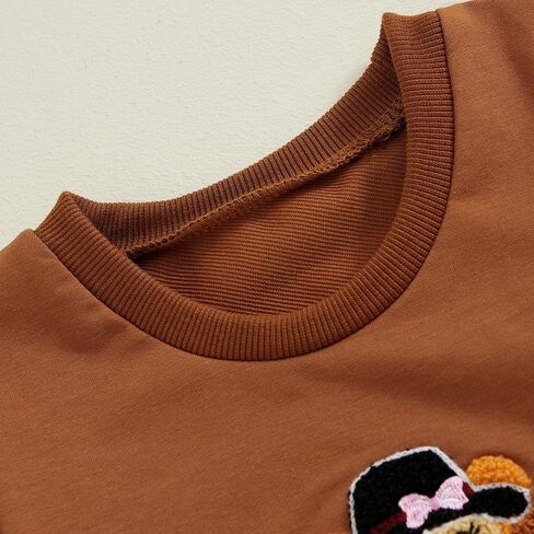 Toddler Girls Halloween Outfits Long Sleeve Pumpkin Sweatshirt Tulle Skirt Dress Kids Girls Christmas Clothes in Kuwait