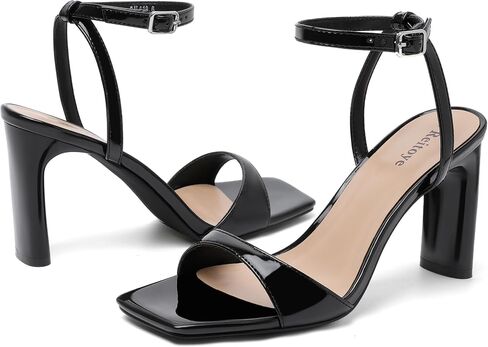 Reitoye Womens Heels Square Open Open Tee High High Heels strapp in Kuwait