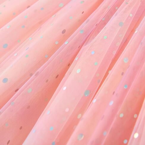 Baby Girls Tulle Tutu Dress 2024 Summer Birthday Party Tulle Polka Dot Dresses Size 6M-5T in Kuwait