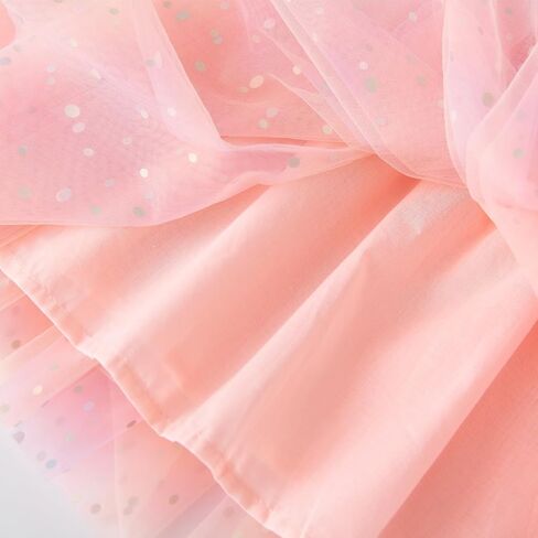 Baby Girls Tulle Tutu Dress 2024 Summer Birthday Party Tulle Polka Dot Dresses Size 6M-5T in Kuwait