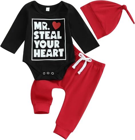 My 1st Christmas Outfits Infant Baby Boy Long Sleeve Onesie + Furry Green Pants + Hat 3Pcs Set in Saudi Arabia