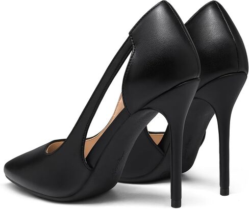 mysoft Women's Stiletto Heels Pumps Closed Toe 4IN Cut Out High Heels Pointed Toe Dress Shoes in Saudi Arabia