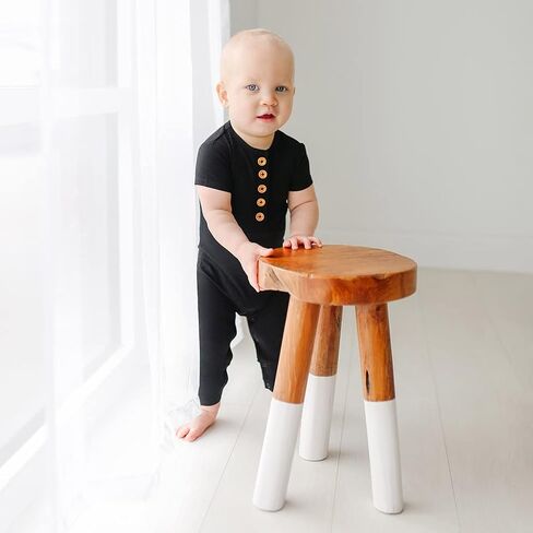 Posh Peanut Baby Rompers Pajamas with Snap Closure - Sleepers Boy Clothes - Kids One Piece PJ - Soft Viscose from Bamboo in Kuwait